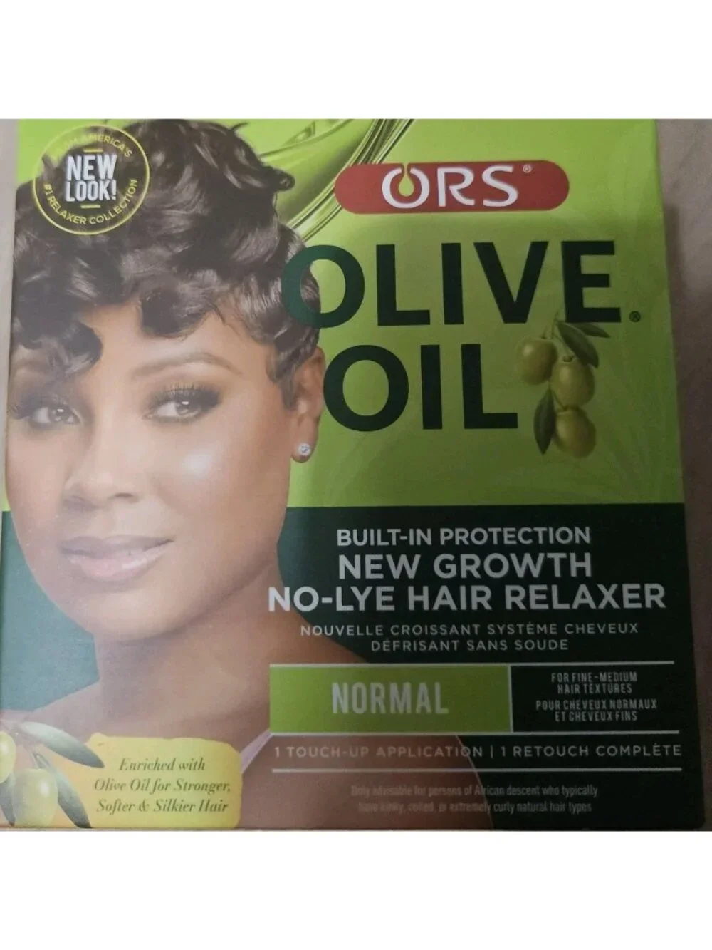 Lot Of 4 ORS New Growth No-Lye Hair Relaxer Normal Strength Box Kits Exp 08/27 #